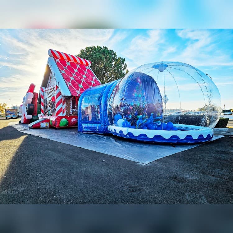 Holiday-themed bounce house and seasonal rentals