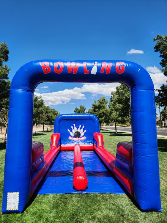 Giant Bowling inflatable game rental