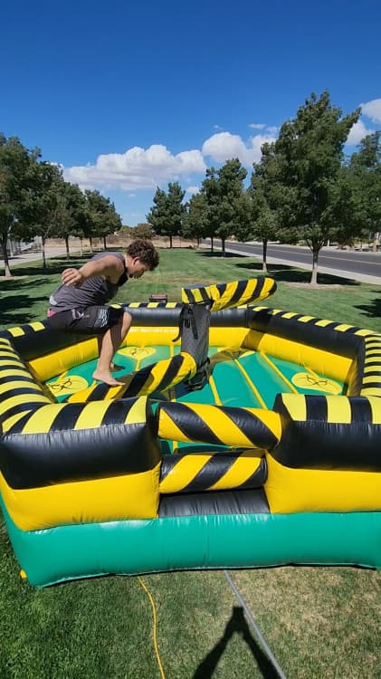 Toxic Melt Down inflatable game rental