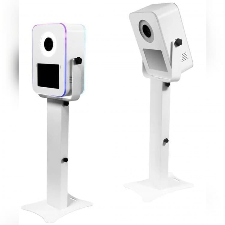 White LED photo booth rental