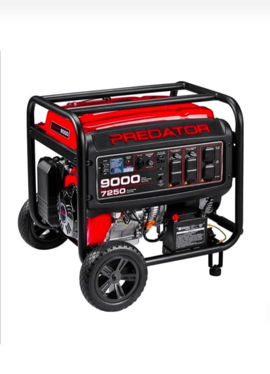 Large portable generator rental with full tank
