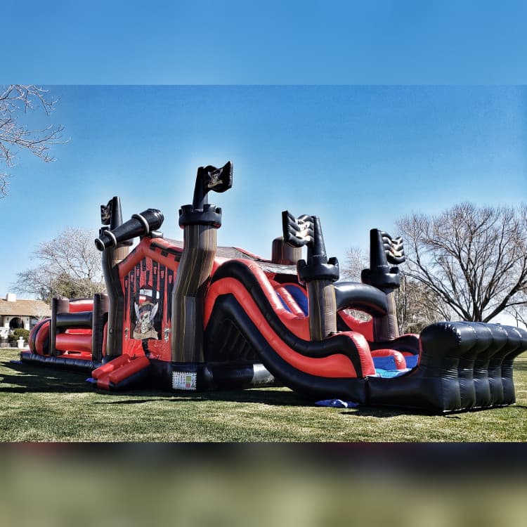 Pirate obstacle course rental