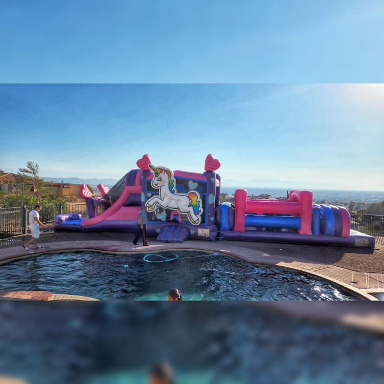 Unicorn obstacle course rental