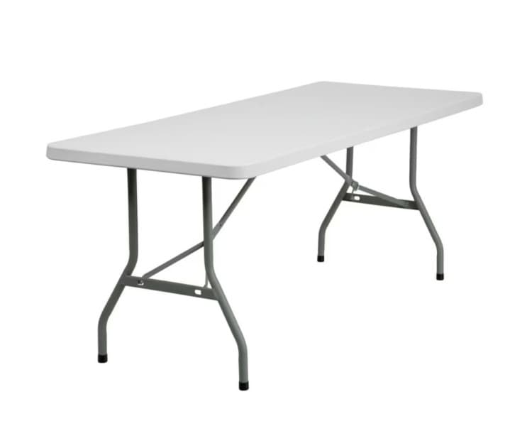 6 foot rectangular plastic table rental